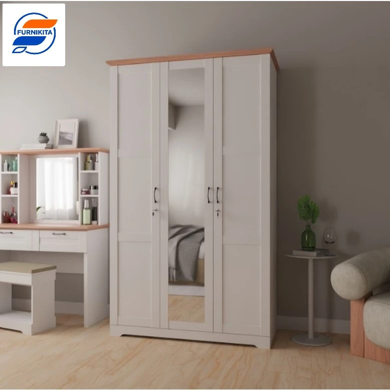 Lemari Pakaian 3 Pintu - LP VIVIEN 3P