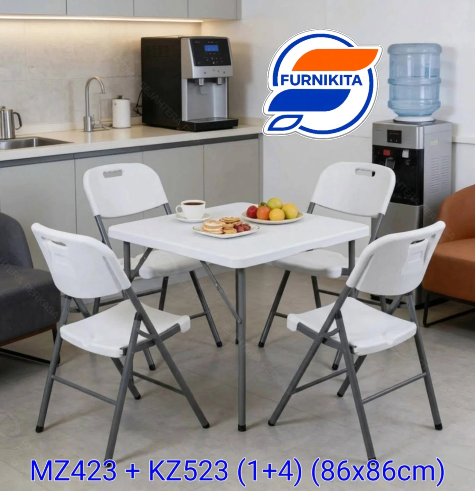 Meja Lipat Persegi - MZ423 / KZ523