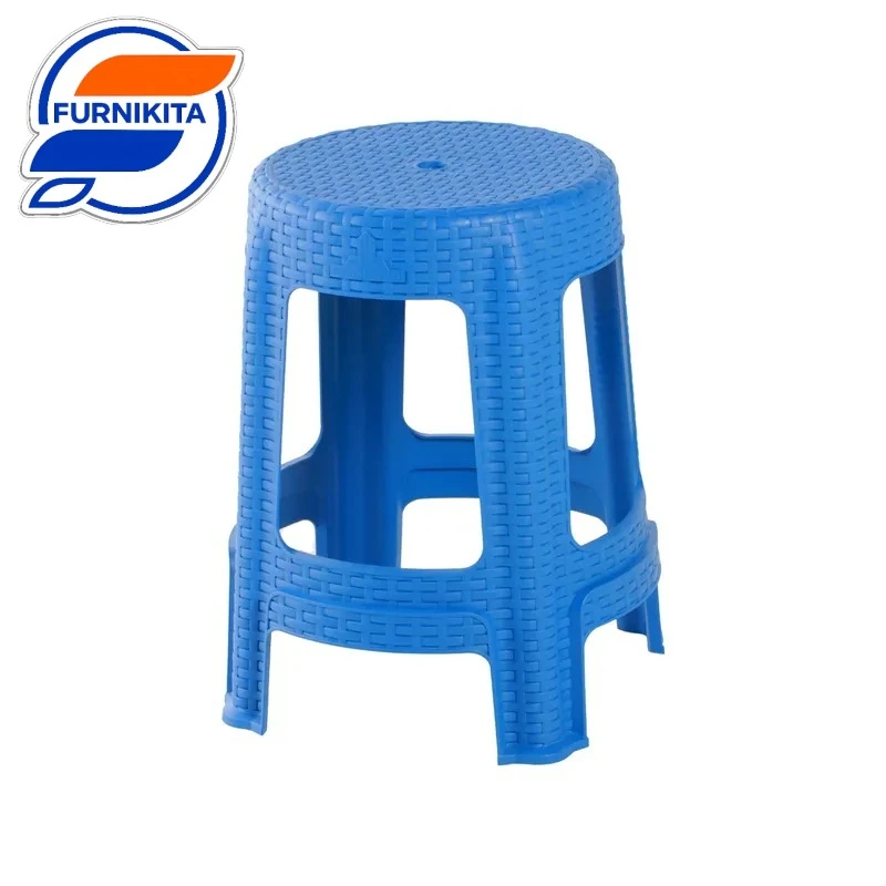 Kursi Plastik - Rattan Round