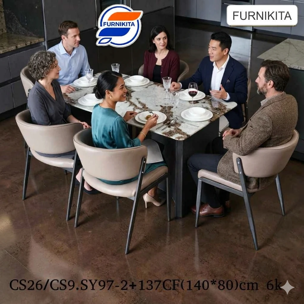 Meja Makan / Dinding Set