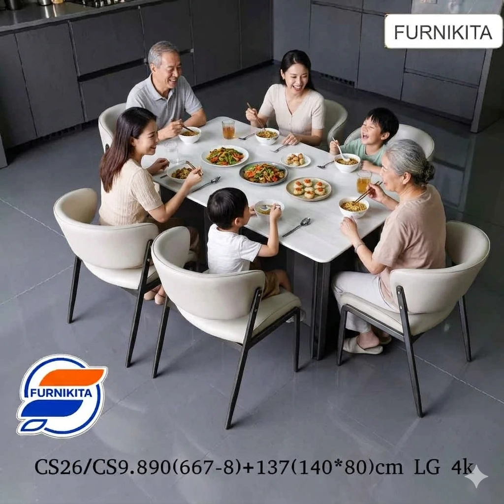 Meja Makan - CS26 / C59 . 890 (667 - 8 ) + 137