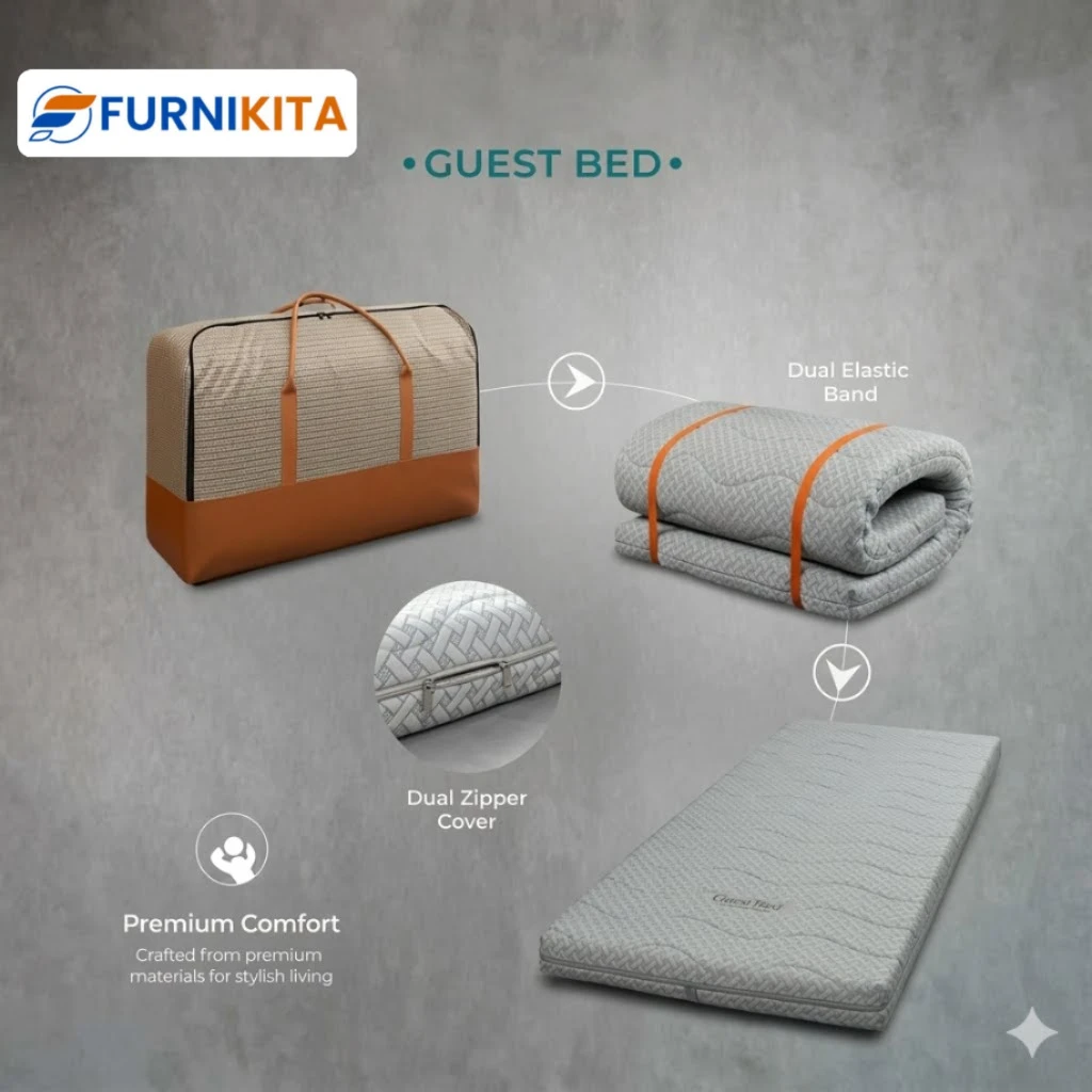 Kasur Travel Lipat - Premium Quest Bed