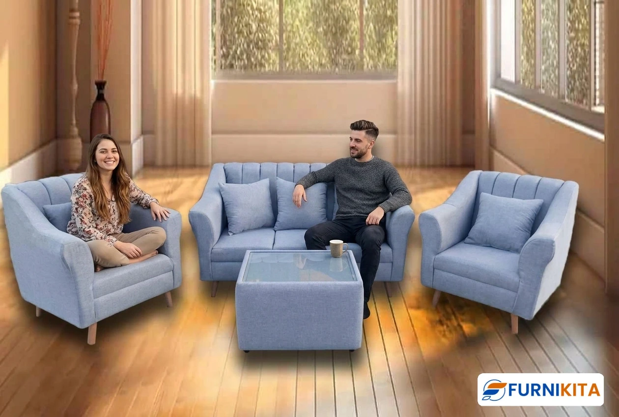 Sofa Set 311  Model Retro Salur / Marigold