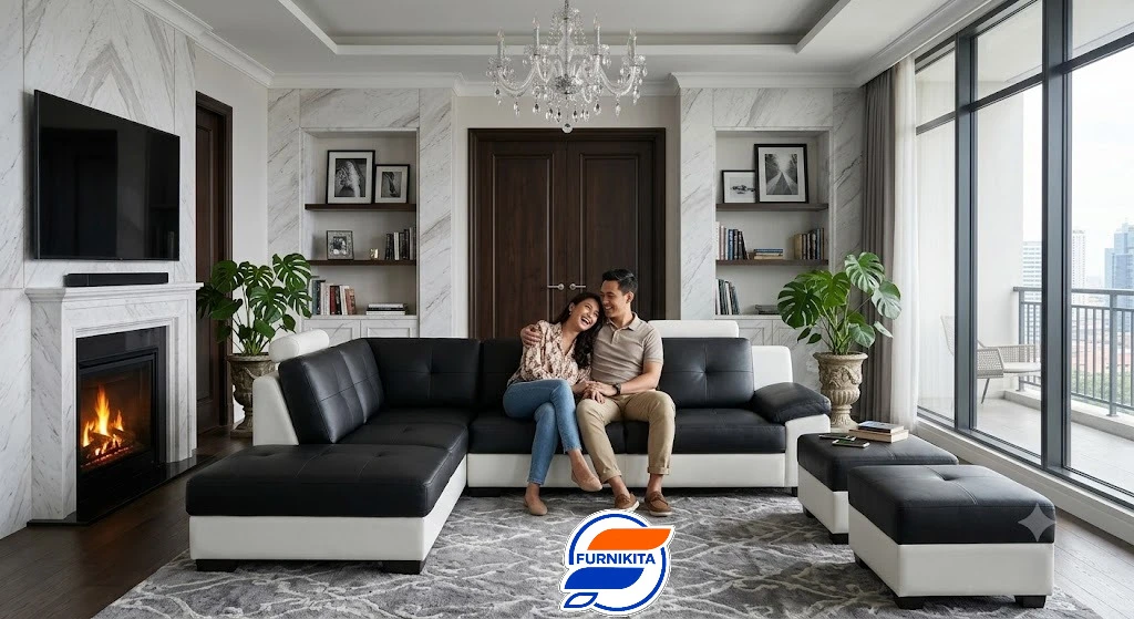 Sofa L Sudut (L-Shape Sectional Sofa)