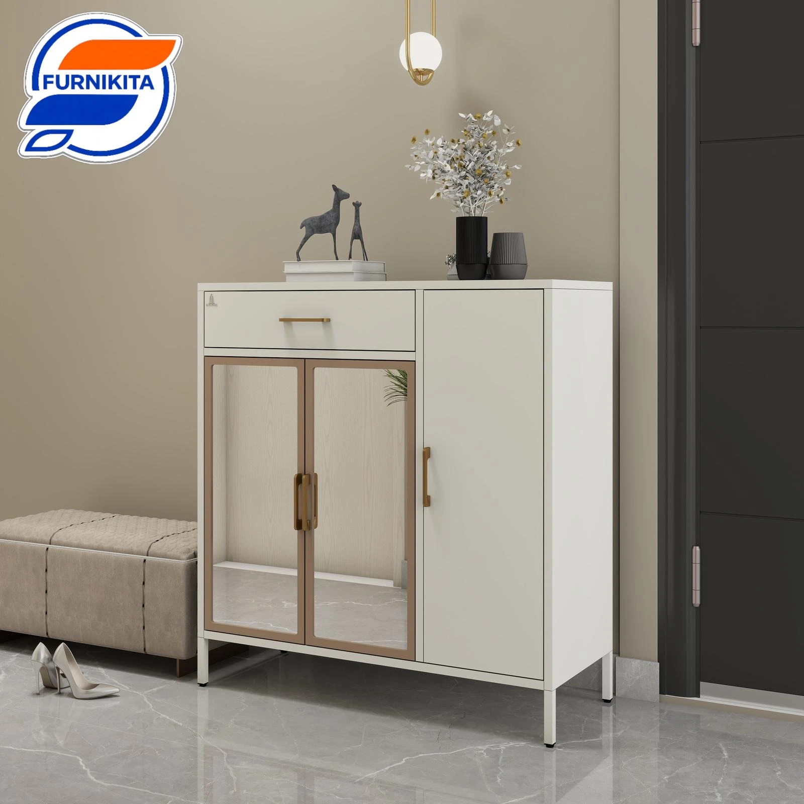 Lemari Sepatu - SR LATTE 2P1L / 3P1L